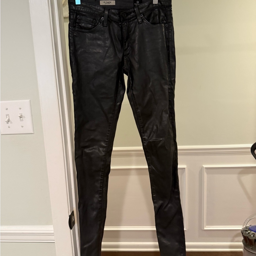 Ag Adriano Goldschmied Black Skinny Jeans